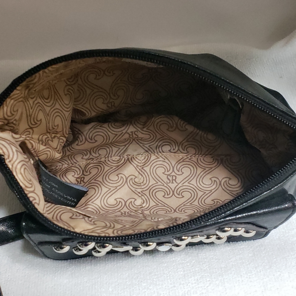 Sienna Ricchi Metal Studded Black Bag - Picture 4 of 8